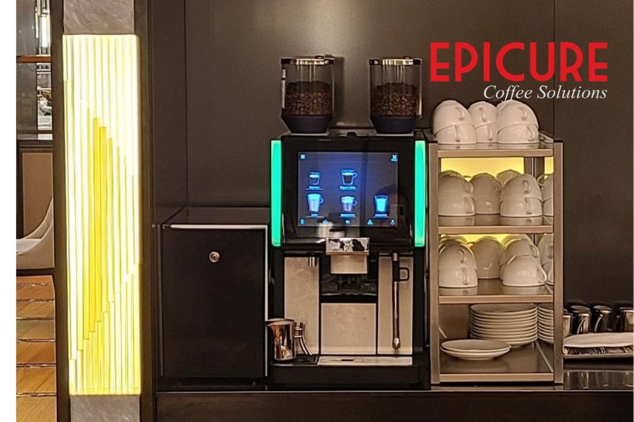 Máy pha cà phê tự động WMF 1500s+ được sử dụng tại Hilton Danang